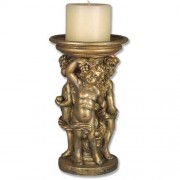 Verona Cherub Holder 12 Fiberglass Resin Indoor/Outdoor Garden Statue