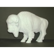 Buffalo Standing 21 (cow108) Fiberglass Resin Indoor/Outdoor Garden Statue