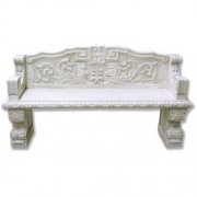 Greenman Grand Bench 33in. - Fiberglass Resin - Indoor/Outdoor Statue