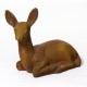 Sitting Deer Fawn Fiber Stone Resin Indoor/Outdoor Statue/Sculpture -  - FS8682