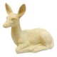 Sitting Deer Fawn Fiber Stone Resin Indoor/Outdoor Statue/Sculpture -  - FS8682
