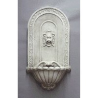 Greenman Lion Head Wall Fountain Fiberglass Resin Outdoor Wall Mount Statue