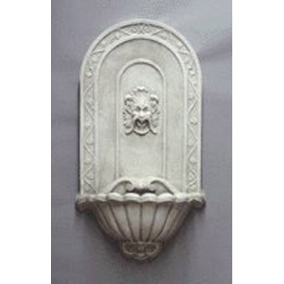 Greenman Lion Head Wall Fountain Fiberglass Outdoor Wall Mount Statue -  - FDS421