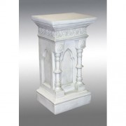 Church Stand Pedestal Statue Display Base/Riser 42in. - Lightweight Lightweight Fiberglass Resin
