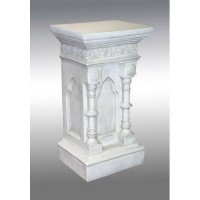 Church Stand Pedestal Statue Display Base/Riser 42in. - Lightweight Lightweight Fiberglass Resin