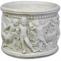 Lord Greg Vessel Fiber Stone Indoor/Outdoor Garden Statue