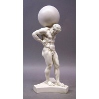 Atlas Holding Sphere - Fiberglass Resin - Indoor/Outdoor Garden Statue