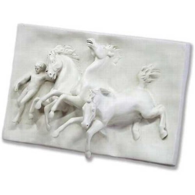 Horses Of Anahita Small 19in. - Fiberglass Resin - Outdoor Statue -  - F321