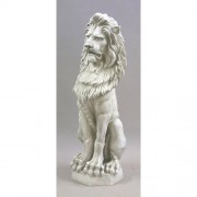Guardian Lion for Gate / Entrance Estate 45in. - Fiberglass Resin - Indoor/Outdoor Statue