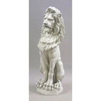 Guardian Lion for Gate / Entrance Estate 45in. - Fiberglass Resin - Indoor/Outdoor Statue