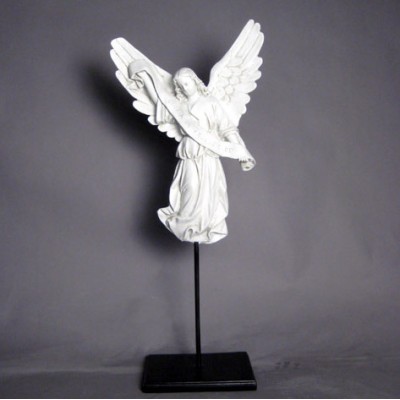 Gloria In Excelsis Angel Fiberglass Indoor/Outdoor Garden Statue -  - F7169P