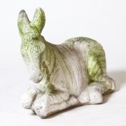 Sitting Zebra Fiber Stone Indoor/Outdoor Garden Statue Sitting Zebra Fiber Stone Indoor/Outdoor Garden Statue