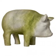 Folk Pig Fiberglass Resin Indoor/Outdoor Garden