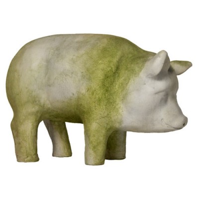 Folk Pig Fiberglass Indoor/Outdoor Garden -  - F8842