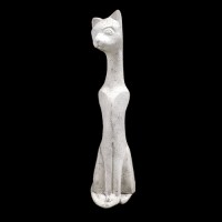 Groovy Cat Fiber Stone Indoor/Outdoor Garden Statue