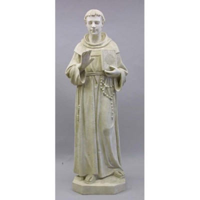 St. Thomas Aquinas 71in. (From Antique) - Fiberglass - Statue - - F9038 St. Thomas Aquinas 71in. (From Antique) - Fiberglass - Statue - - F9038