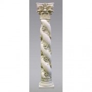 Twisted Rose Stand Pedestal Statue Display Base/Riser 72in. Lightweight Lightweight Fiberglass Resin