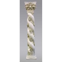 Twisted Rose Stand Pedestal Statue Display Base/Riser 72in. Lightweight Lightweight Fiberglass Resin