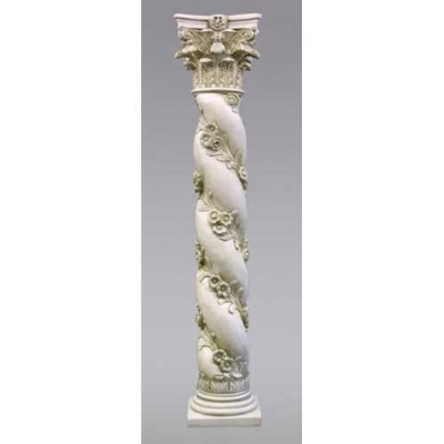 Twisted Rose Riser Stand Pedestal Statue Base 72in. Fiberglass Resin -  - F97072