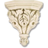 Oak Leaf Bracket - Fiberglass Resin - Indoor/Outdoor Statue/Sculpture