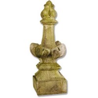 Gothic Pediment 21 Fiberglass Resin Indoor/Outdoor Garden Statue