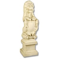 Imperial Lion 32 In. Fiberglass Resin Indoor/Outdoor Statue/Sculpture