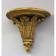Slender Leaf Bracket 7in. Fiberglass Resin Indoor/Outdoor Statue