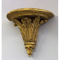 Slender Leaf Bracket 7in. Fiberglass Resin Indoor/Outdoor Statue