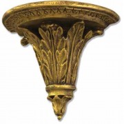 Slender Leaf Bracket Fiberglass Resin - Indoor/Outdoor Garden Statue