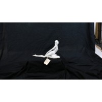 Yoga Stretching Girl #1 - Carrara Marble