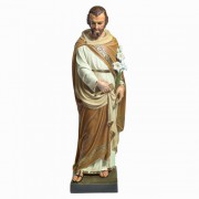 Saint Joseph From Mont 43" - Lightweight Fiberglass Resin Indoor/Outdoor Church Statuary