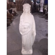 ST. Agnes 5' Lightweight Fiberglass Resin Indoor/Outdoor Garden