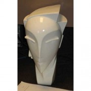 Stella Head 15in. Fiberglass Resin Indoor/Outdoor Garden