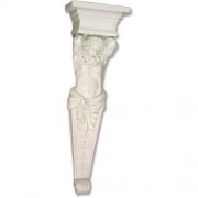 Hercules Caryatid 26 In. - Fiberglass Resin - Indoor/Outdoor Statue