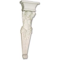 Hercules Caryatid 26 In. - Fiberglass Resin - Indoor/Outdoor Statue