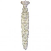 Blume Ornament Plaque Fiber Stone Indoor/Outdoor Garden Statue
