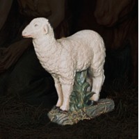 3 SHEEP STANDING FOR LIFESIZE SET 24"H Lightweight Fiberglass Resin Indoor/Outdoor Church Statuary