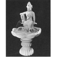 Kwan Yin - Sitting Fountain - Fiberglass Resin - Indoor/Outdoor Garden Statue