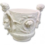 Cecina Urn 10in. - Carrara Marble Indoor Statue