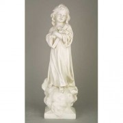 Christ Child w/Cross 21in. Lightweight Fiberglass Resin Indoor/Outdoor Statue