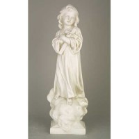 Christ Child w/Cross 21in. Lightweight Fiberglass Resin Indoor/Outdoor Statue