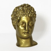 Hermes Antiquity Head - Small - Fiberglass Resin - Outdoor Statue Hermes Antiquity Head - Small - Fiberglass Resin - Outdoor Statue