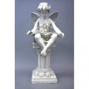 Reading Fairy 20in. Fiberglass Resin Indoor/Outdoor Garden