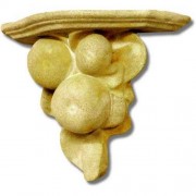 Peach Bracket Fiberglass Resin Indoor/Outdoor Garden Statue/Sculpture