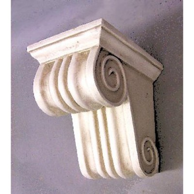 Scroll Drapery Bracket 6in. Fiberglass - Indoor/Outdoor Statue -  - F9596