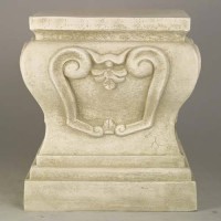 Fallon Stand Pedestal Statue Display Base/Riser - 22in. High Lightweight Fiberglass Resin
