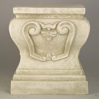 Fallon Riser Stand Pedestal Statue Base - 22in. High Fiberglass -  - F35009