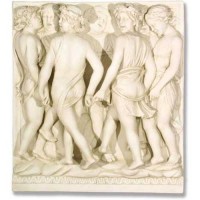 Cantoria Frieze/Dancing 42in. - Fiberglass Resin - Outdoor Statue