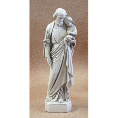 Saint Joseph With Child 36in. - Fiberglass - Outdoor Statue -  - F6633