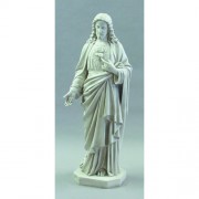 Sacred Heart Of Jesus 49" High Lightweight Fiberglass Resin Indoor/Outdoor Garden